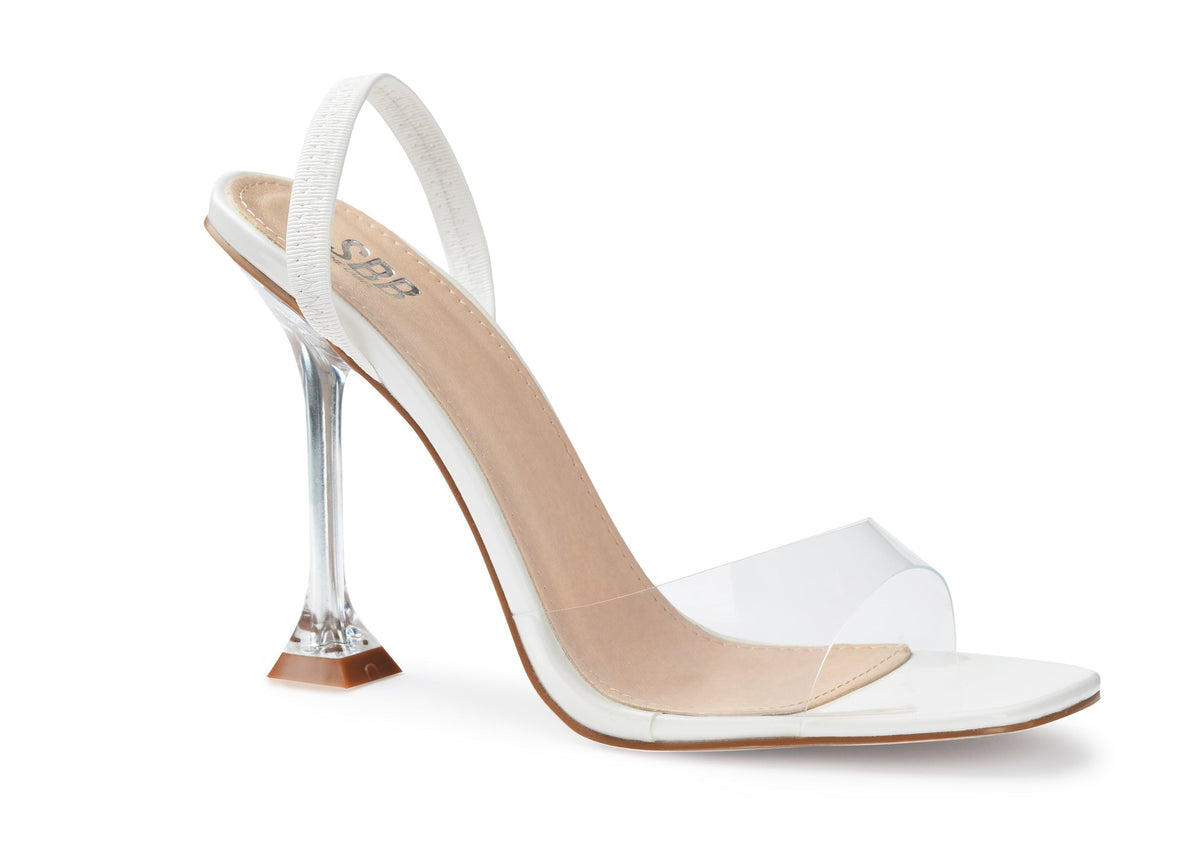 Clear hot sale cinderella heels