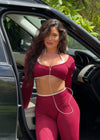 CORE LEGGINGS CHERRY