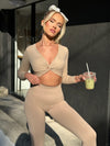 SUPER SCULPT LEGGINGS ALMOND LATTE