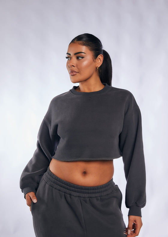 TEDDY CROPPED SWEATSHIRT PRE-ORDER