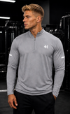 MENS 1/4 ZIP GREY