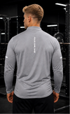 MENS 1/4 ZIP GREY