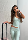 FLARE PANTS SAGE MIST