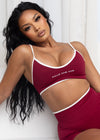 CORE SPORTS BRA CHERRY
