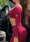 CORE LEGGINGS CHERRY
