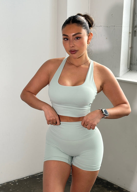 BLOSSOM SPORTS BRA SAGE MIST