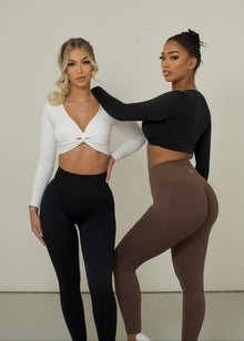  SUPER SCULPT LEGGINGS CHOCOLATE BROWN