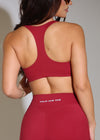 STRAIGHT LEG PANTS RASPBERRY