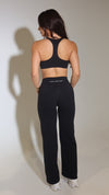 STRAIGHT LEG PANTS BLACK