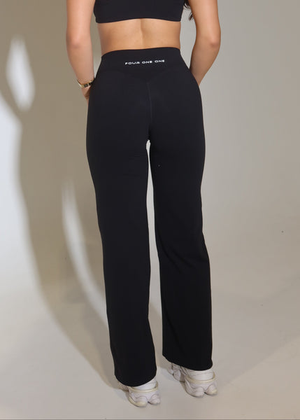 SOFT FORM STRAIGHT LEG PANTS BLACK – 411official