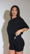 UNISEX OVERSIZED TEE BLACK