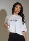 CROPPED TEE WHITE