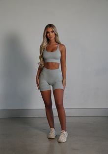  411 Official, Grey Sports Bra, Sports Bra, Activewear, Affordable Activewear, Gymwear, Yoga Outfit, Pilates Outfit